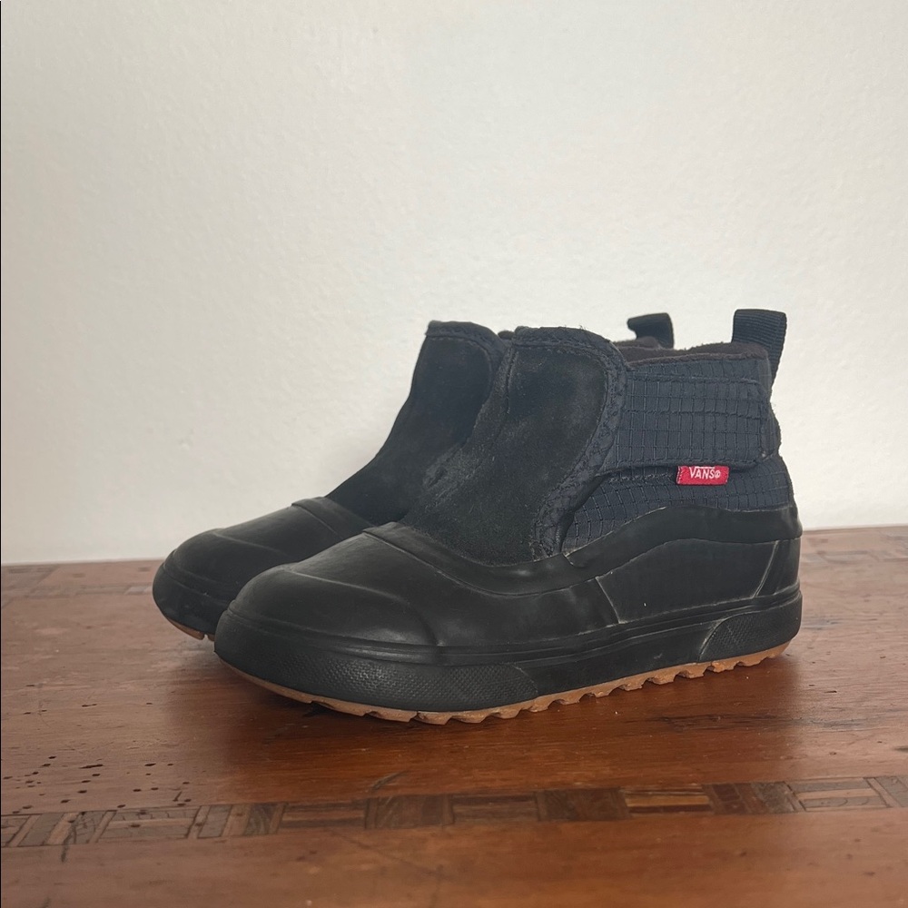 Vans Kids Slip-On Hi Terrain V MTE-1  Toddler Size 9 Black with Gum Sole